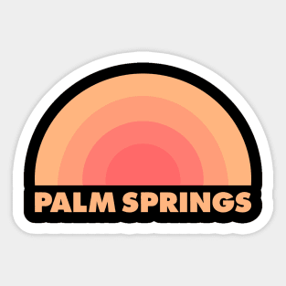 Retro Palm Springs Sticker